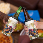 Australia Cup Caulfield Horse Racing 4 in 1 Can Cooler Tumbler Champion Trophy Mix White Roses - Aussie Hoodie