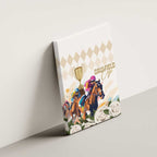 Australia Cup Caulfield Horse Racing Canvas Wall Art Champion Trophy Mix White Roses - Aussie Hoodie