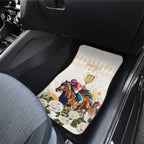 Australia Cup Caulfield Horse Racing Car Mats Champion Trophy Mix White Roses - Aussie Hoodie