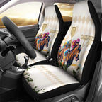 Australia Cup Caulfield Horse Racing Car Seat Cover Champion Trophy Mix White Roses - Aussie Hoodie