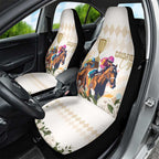 Australia Cup Caulfield Horse Racing Car Seat Cover Champion Trophy Mix White Roses - Aussie Hoodie