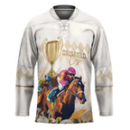 Australia Cup Caulfield Horse Racing Hockey Jersey Champion Trophy Mix White Roses - Aussie Hoodie