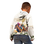 Australia Cup Caulfield Horse Racing Kid Hoodie Champion Trophy Mix White Roses - Aussie Hoodie
