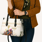 Australia Cup Caulfield Horse Racing Leather Bag Champion Trophy Mix White Roses - Aussie Hoodie