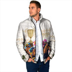 Australia Cup Caulfield Horse Racing Padded Jacket Champion Trophy Mix White Roses - Aussie Hoodie