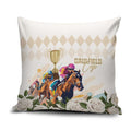 Australia Cup Caulfield Horse Racing Pillow Cover Champion Trophy Mix White Roses - Aussie Hoodie
