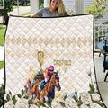 Australia Cup Caulfield Horse Racing Quilt Champion Trophy Mix White Roses - Aussie Hoodie