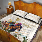 Australia Cup Caulfield Horse Racing Quilt Bed Set Champion Trophy Mix White Roses - Aussie Hoodie