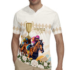 Australia Cup Caulfield Horse Racing Rugby Jersey Champion Trophy Mix White Roses - Aussie Hoodie