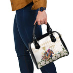 Australia Cup Caulfield Horse Racing Shoulder Handbag Champion Trophy Mix White Roses - Aussie Hoodie