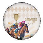 Australia Cup Caulfield Horse Racing Spare Tire Cover Champion Trophy Mix White Roses - Aussie Hoodie