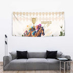 Australia Cup Caulfield Horse Racing Tapestry Champion Trophy Mix White Roses - Aussie Hoodie