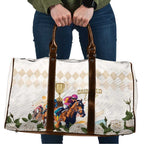 Australia Cup Caulfield Horse Racing Travel Bag Champion Trophy Mix White Roses - Aussie Hoodie