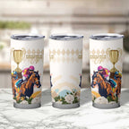Australia Cup Caulfield Horse Racing Tumbler Cup Champion Trophy Mix White Roses - Aussie Hoodie