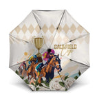 Australia Cup Caulfield Horse Racing Umbrella Champion Trophy Mix White Roses - Aussie Hoodie