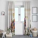 Australia Cup Caulfield Horse Racing Window Curtain Champion Trophy Mix White Roses - Aussie Hoodie
