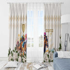 Australia Cup Caulfield Horse Racing Window Curtain Champion Trophy Mix White Roses - Aussie Hoodie