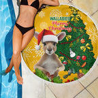 personalised-wallabies-rugby-christmas-beach-blanket-merry-xmas-with-australian-kangaroo
