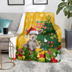 personalised-wallabies-rugby-christmas-blanket-merry-xmas-with-australian-kangaroo