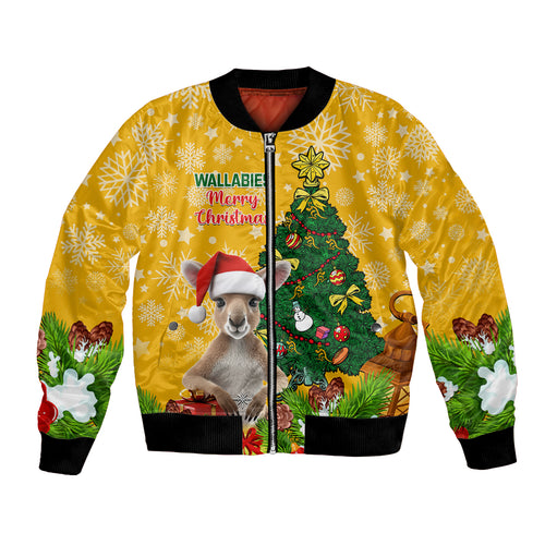 personalised-wallabies-rugby-christmas-bomber-jacket-merry-xmas-with-australian-kangaroo