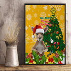 personalised-wallabies-rugby-christmas-canvas-wall-art-merry-xmas-with-australian-kangaroo