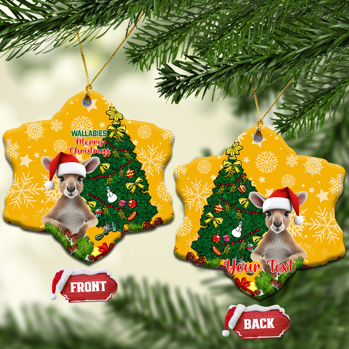 personalised-wallabies-rugby-christmas-ceramic-ornament-merry-xmas-with-australian-kangaroo