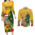 personalised-wallabies-rugby-christmas-couples-matching-long-sleeve-bodycon-dress-and-long-sleeve-button-shirts-merry-xmas-with-australian-kangaroo