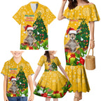 personalised-wallabies-rugby-christmas-family-matching-mermaid-dress-and-hawaiian-shirt-merry-xmas-with-australian-kangaroo
