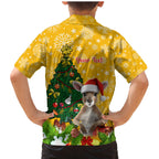personalised-wallabies-rugby-christmas-family-matching-mermaid-dress-and-hawaiian-shirt-merry-xmas-with-australian-kangaroo