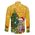 personalised-wallabies-rugby-christmas-family-matching-off-shoulder-short-dress-and-hawaiian-shirt-merry-xmas-with-australian-kangaroo