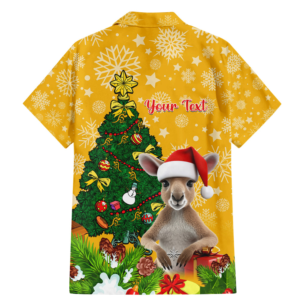 personalised-wallabies-rugby-christmas-family-matching-summer-maxi-dress-and-hawaiian-shirt-merry-xmas-with-australian-kangaroo