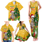 personalised-wallabies-rugby-christmas-family-matching-tank-maxi-dress-and-hawaiian-shirt-merry-xmas-with-australian-kangaroo