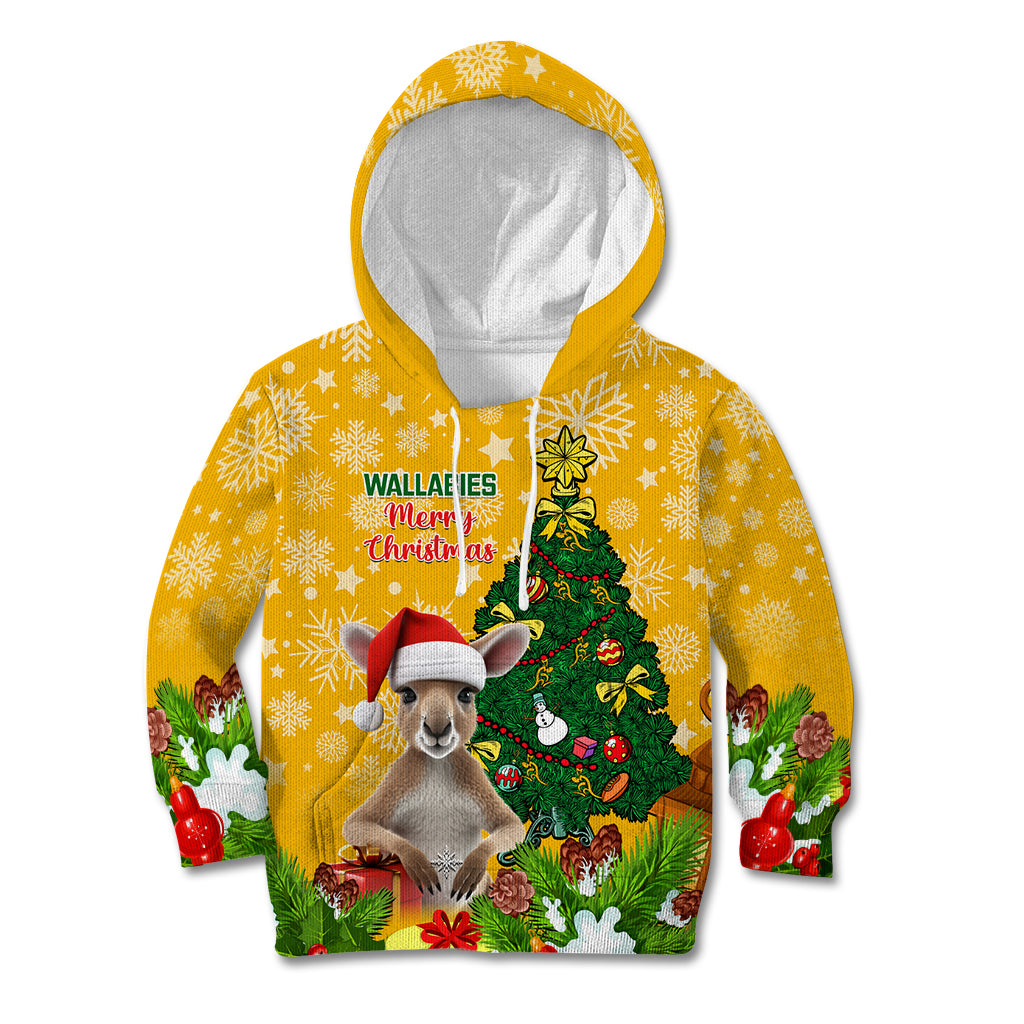 personalised-wallabies-rugby-christmas-kid-hoodie-merry-xmas-with-australian-kangaroo