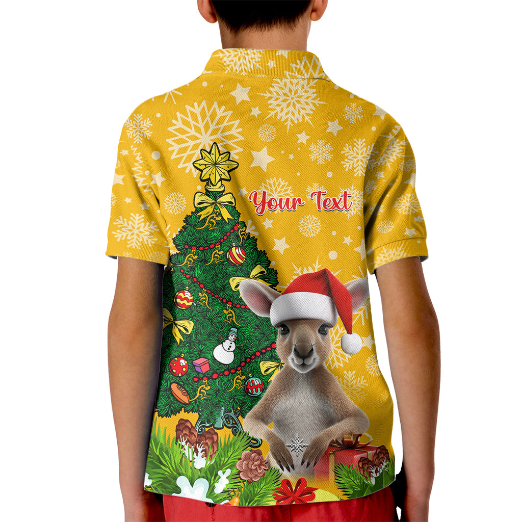 personalised-wallabies-rugby-christmas-kid-polo-shirt-merry-xmas-with-australian-kangaroo