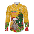 personalised-wallabies-rugby-christmas-long-sleeve-button-shirt-merry-xmas-with-australian-kangaroo
