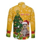 personalised-wallabies-rugby-christmas-long-sleeve-button-shirt-merry-xmas-with-australian-kangaroo