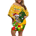 personalised-wallabies-rugby-christmas-off-shoulder-short-dress-merry-xmas-with-australian-kangaroo
