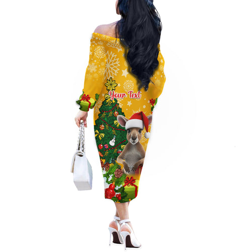 personalised-wallabies-rugby-christmas-off-the-shoulder-long-sleeve-dress-merry-xmas-with-australian-kangaroo