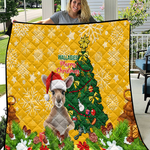 personalised-wallabies-rugby-christmas-quilt-merry-xmas-with-australian-kangaroo