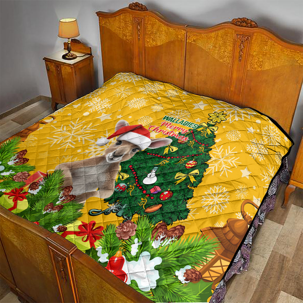 personalised-wallabies-rugby-christmas-quilt-merry-xmas-with-australian-kangaroo