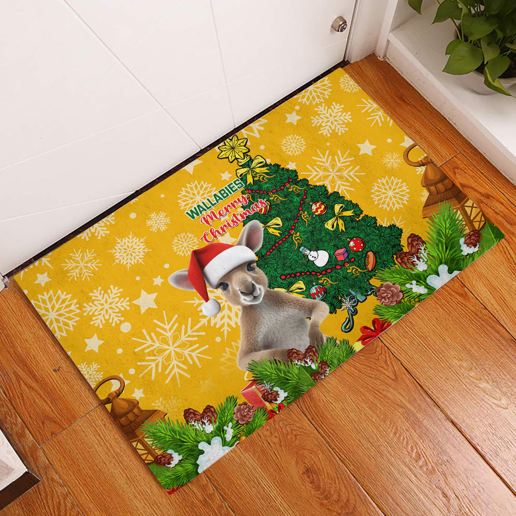 personalised-wallabies-rugby-christmas-rubber-doormat-merry-xmas-with-australian-kangaroo