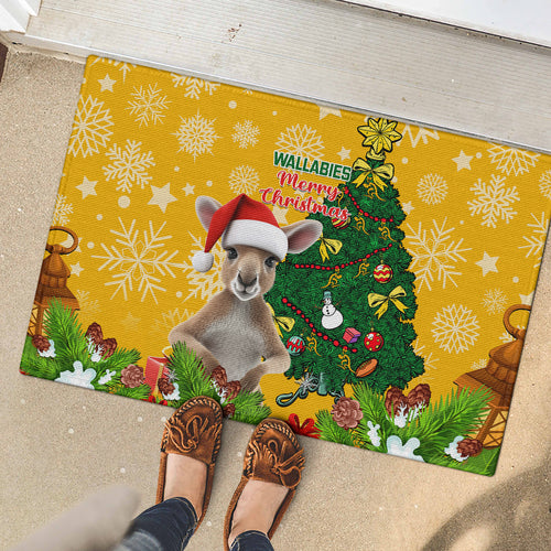 personalised-wallabies-rugby-christmas-rubber-doormat-merry-xmas-with-australian-kangaroo