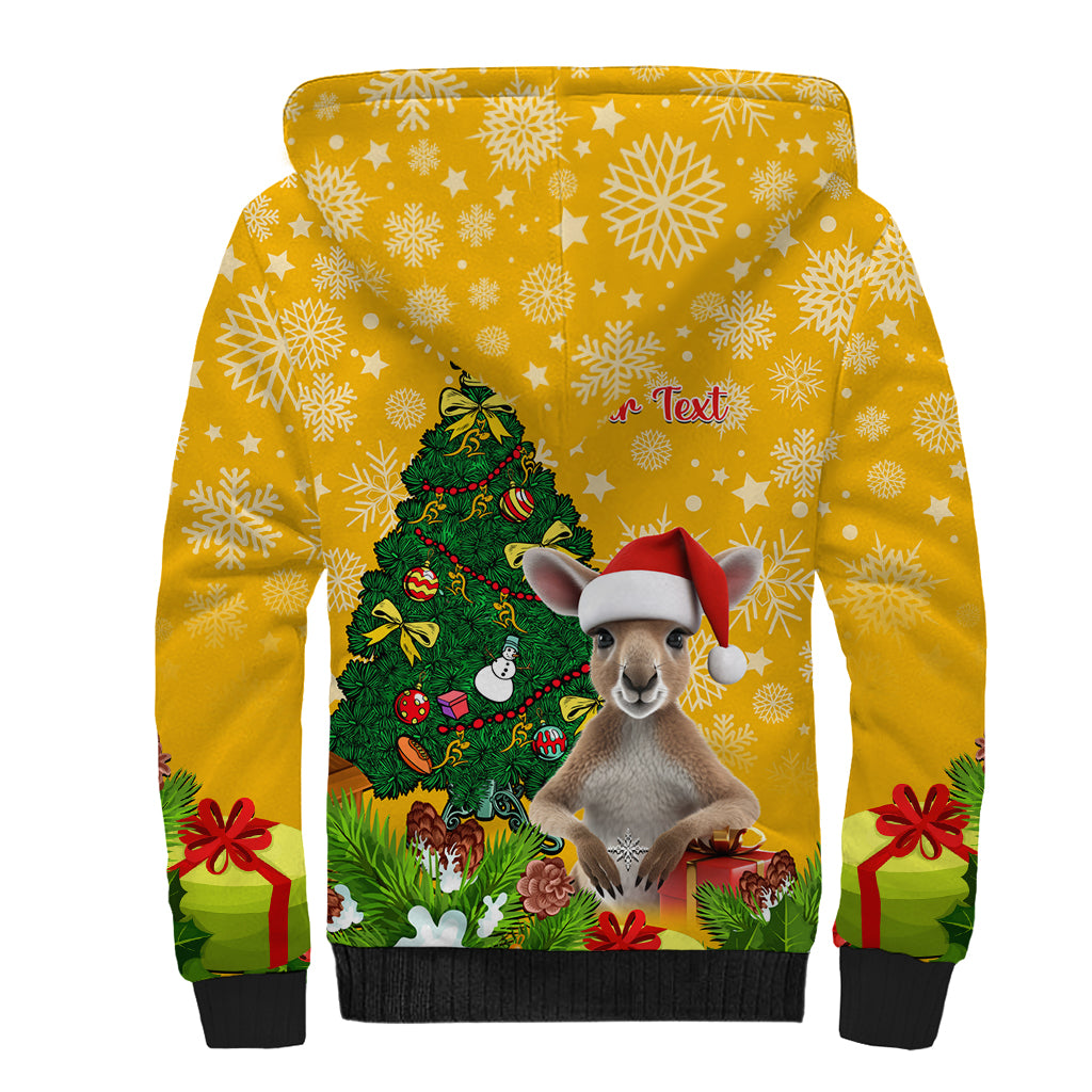 personalised-wallabies-rugby-christmas-sherpa-hoodie-merry-xmas-with-australian-kangaroo