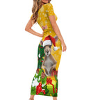 personalised-wallabies-rugby-christmas-short-sleeve-bodycon-dress-merry-xmas-with-australian-kangaroo