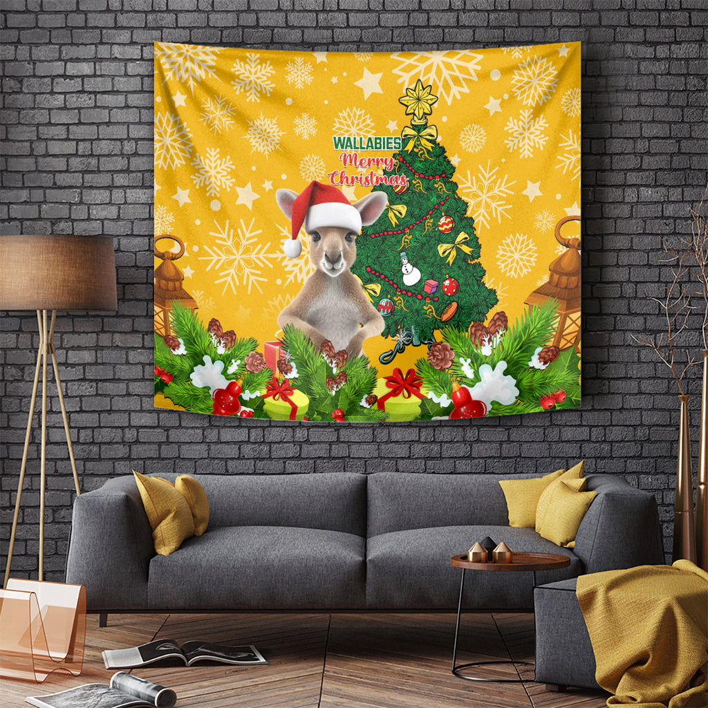 personalised-wallabies-rugby-christmas-tapestry-merry-xmas-with-australian-kangaroo
