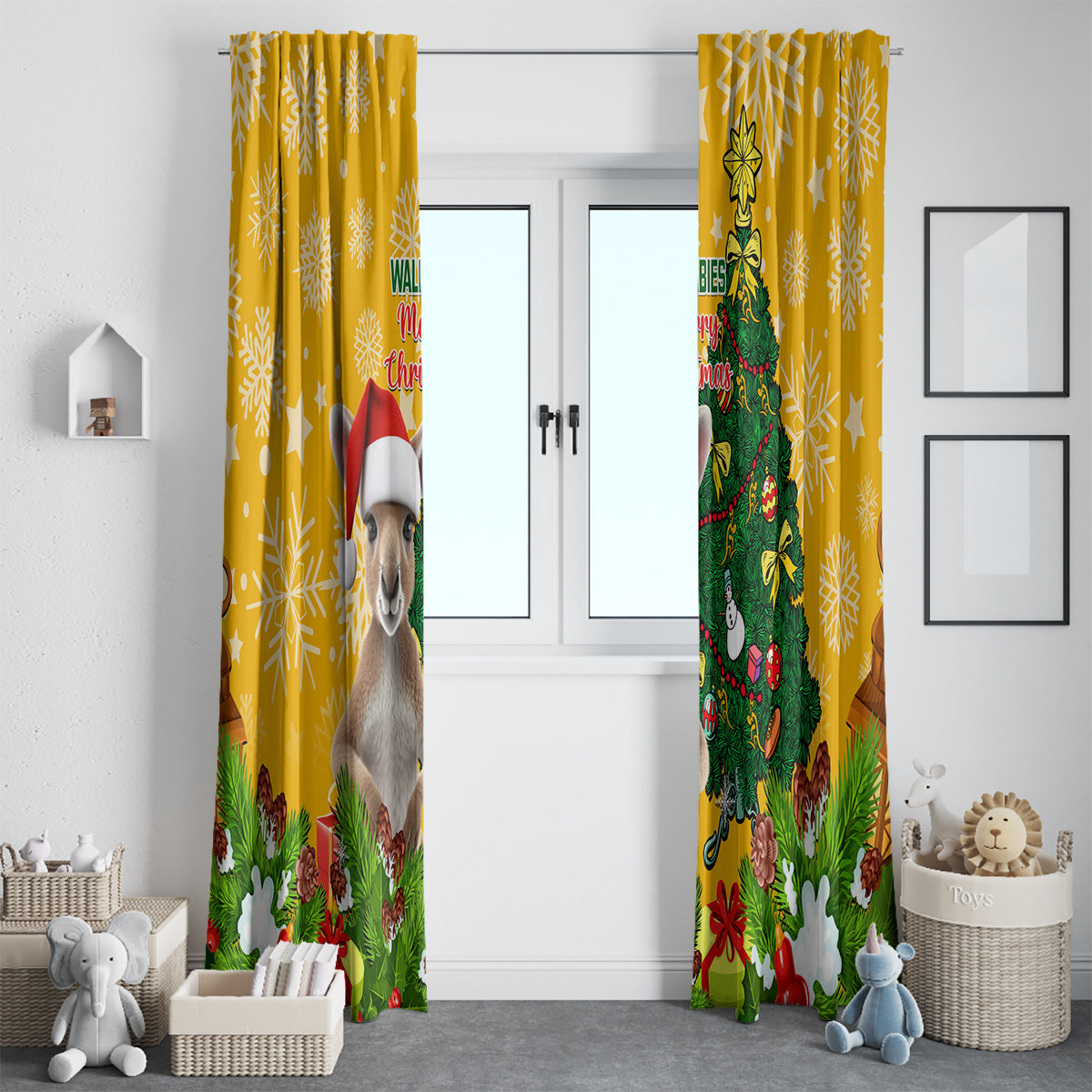 personalised-wallabies-rugby-christmas-window-curtain-merry-xmas-with-australian-kangaroo