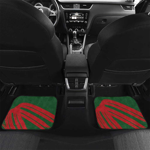 Custom Bangladesh And Australia Cricket Car Mats Kangaroo Tiger Together