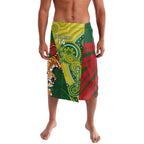 Custom Bangladesh And Australia Cricket Lavalava Kangaroo Tiger Together