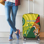 Custom Bangladesh And Australia Cricket Luggage Cover Kangaroo Tiger Together