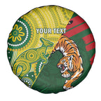 Custom Bangladesh And Australia Cricket Spare Tire Cover Kangaroo Tiger Together